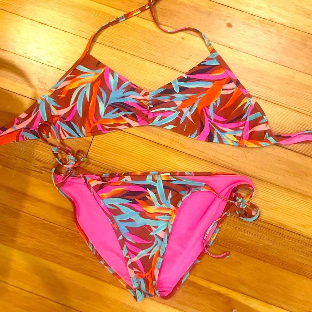 Aerie tropical print bikini
